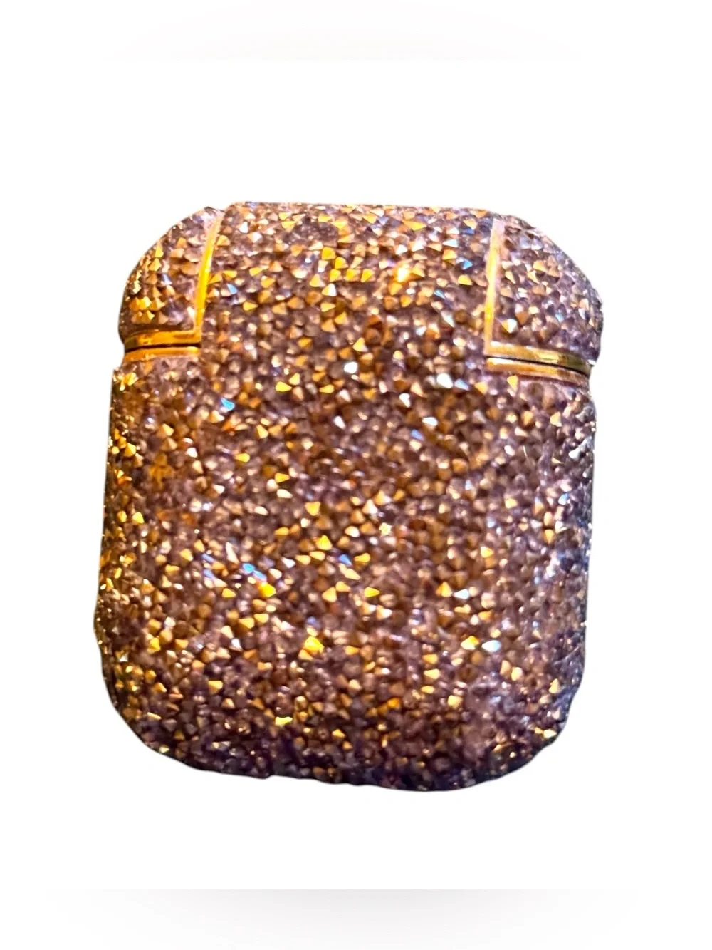 The Pod Home Golden Yellow Rhinestones & Crystals AirPod Case 1st/2nd Generation